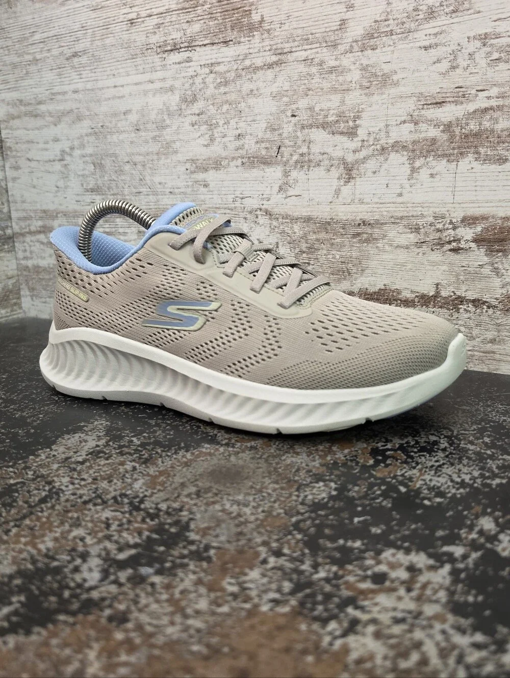 Wmns Skechers Go Walk Now Khloe Slip Ins Running Shoes Sz 9 Hands Free 125643 TP